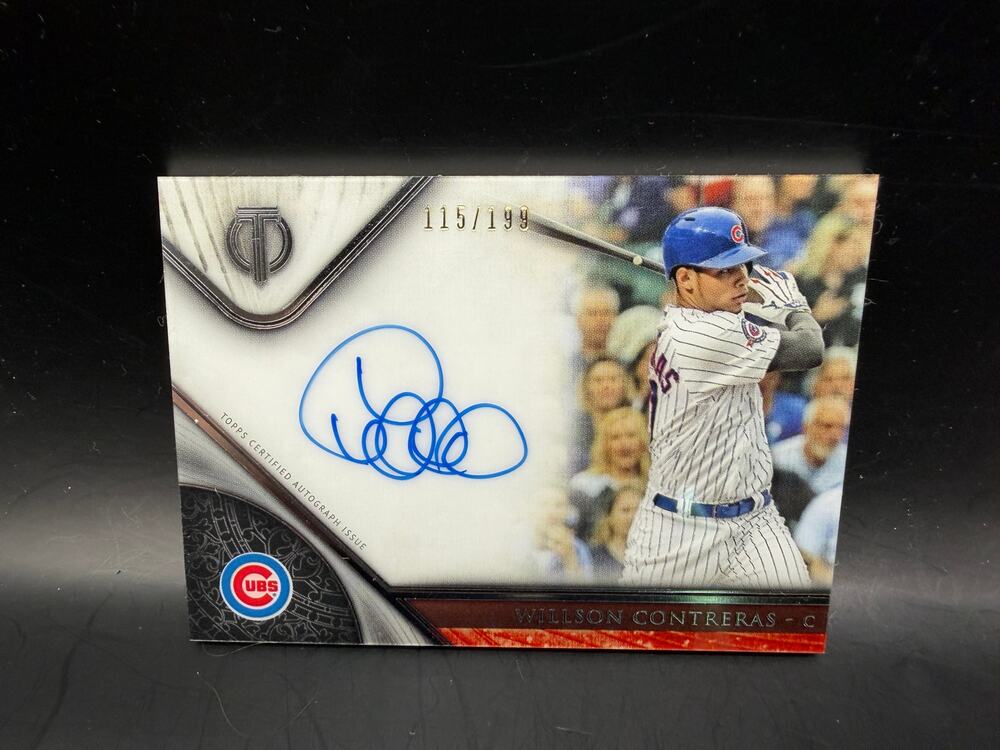 2017 Topps Tribute Willson Contreras Auto Rookie RC Chicago Cubs Cardinals /199